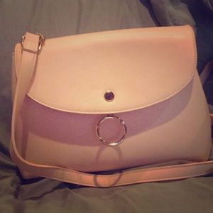 Park Lane light pink mid-size crossbody bag
